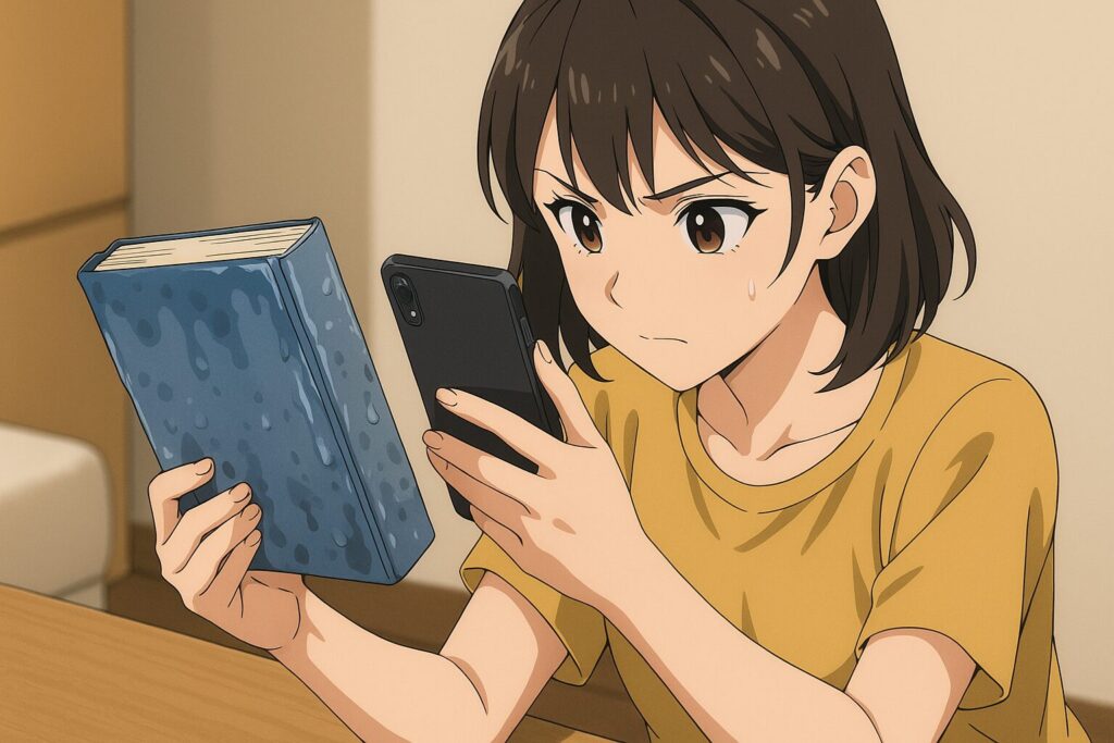 本が濡れていた時の確認点