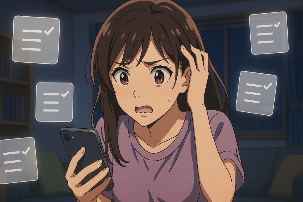 アプリ不具合の対処法と再起動