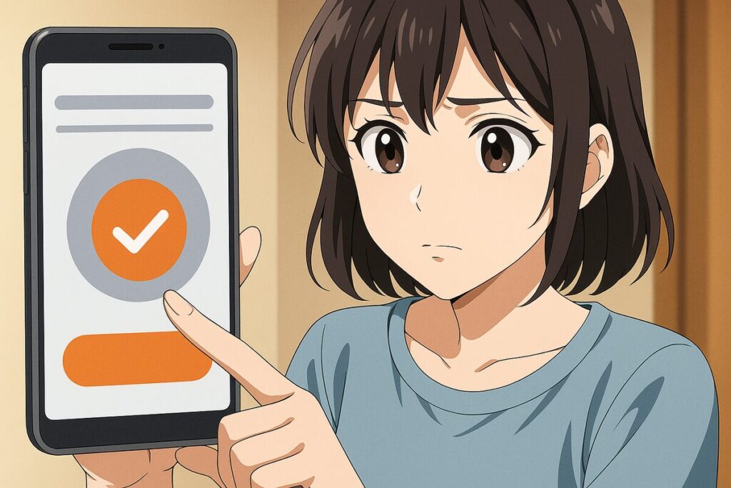 メルカリで受取評価されない時の催促と対処方法