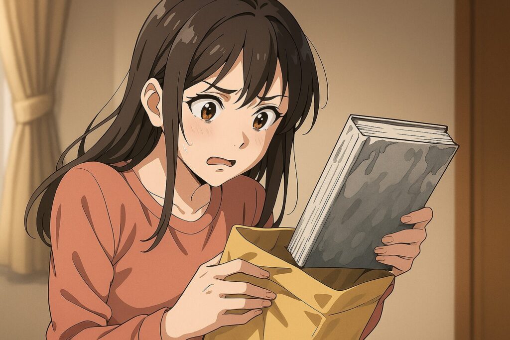 メルカリの本の梱包がひどい！実例と対処法・正しい梱包術